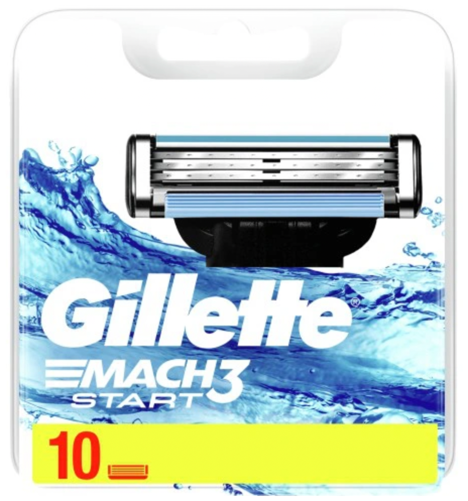 Сменные кассеты Gillette Mach3 Start, 10 шт.