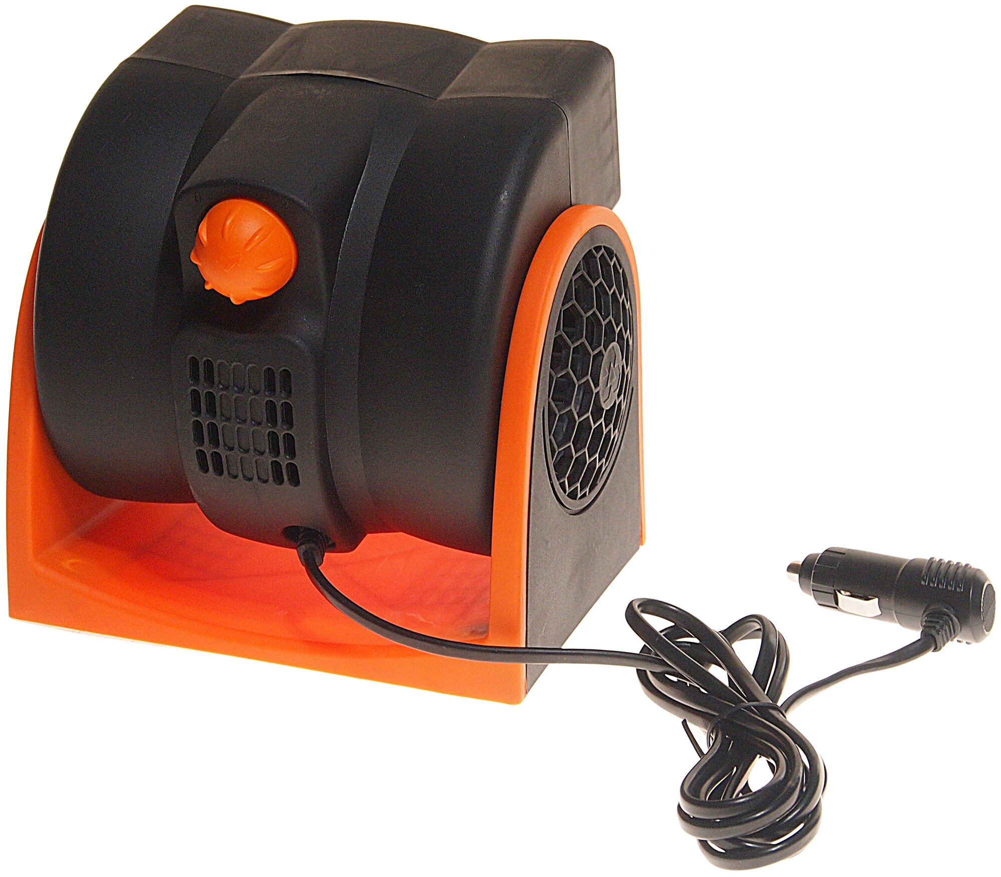 Вентилятор HX-302 16см (6") 24V (12/15W) диммер, безлопастной, black/orange MITCHELL - фотография № 3