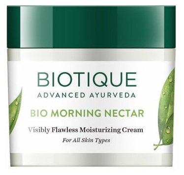Утренний нектар Крем для видимой безупречности кожи лица, Биотик), 50 г. BIO MORNING NECTAR Visibly Flawless Moisturizing Cream, Biotique
