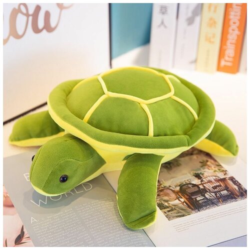 Мягкая игрушка Черепаха зелёная 40см/подушка