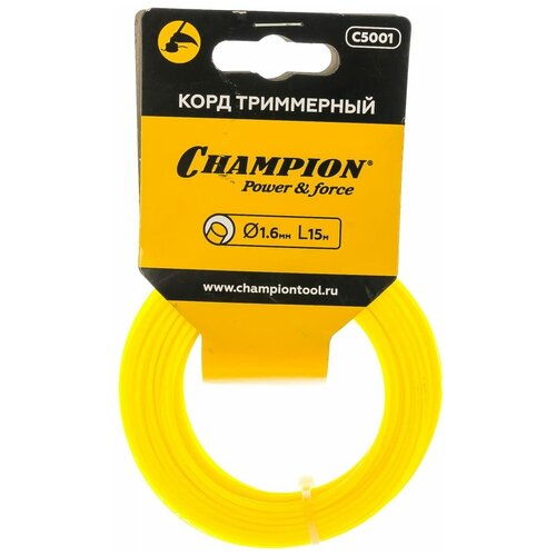 Корд триммерный Round (1.6 мм; 15 м; круглый) CHAMPION C5001 15082942