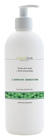 Тоник с aha-кислотами с лифтинг-эффектом OZ! OrganicZone 500 мл