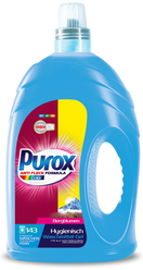 Гель для стирки PUROX COLOR (4.3 л), концентрат, для цветных тканей, 143 стирок