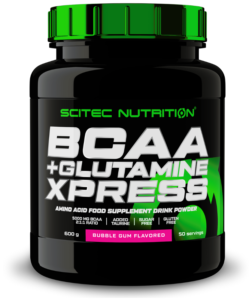 Scitec Nutrition BCAA+Glutamine Xpress 600 гр, бабл гам