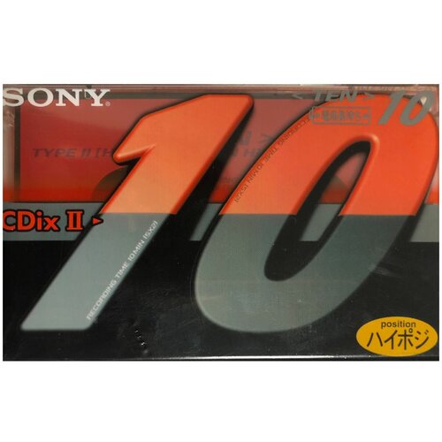 Аудиокассета Sony CDix II 10
