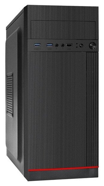 Корпус Exegate AA-442U2 Black ATX, Midi-Tower, без БП, USB 2.0, 2xUSB 3.0, Audio