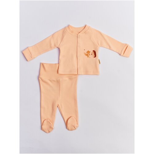 Комплект: кофта и ползунки Wowo Kids, розовый, 