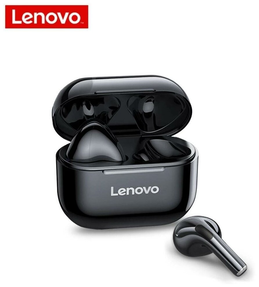 Беспроводные наушники Lenovo Earbuds LP40 TWS Black