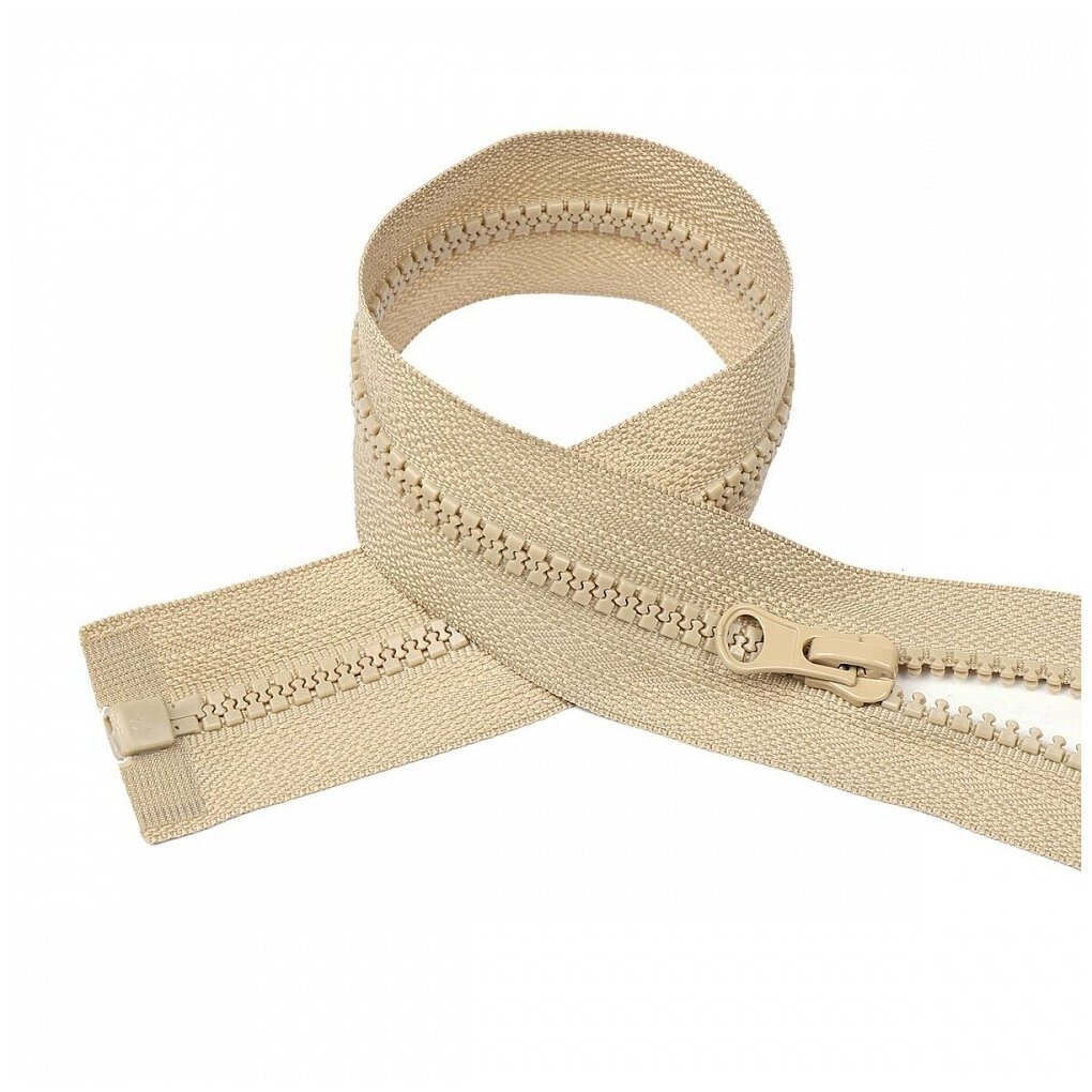 Молния MaxZipper трактор №5 1 замок, 85 см, цвет F308, бежевый, 50 шт (F.ТР5.ТН.85.308)