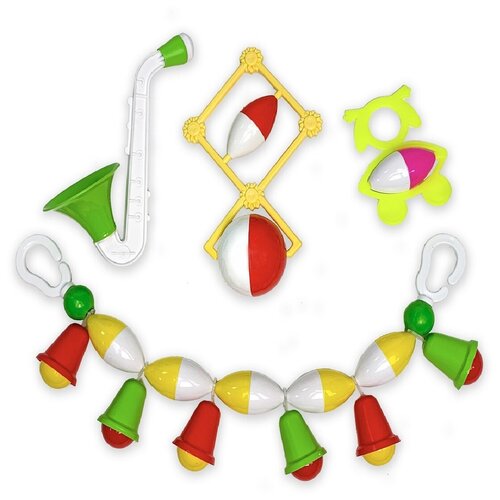 Набор погремушек Озорной малыш Игрушки Вашего Детства 2С508