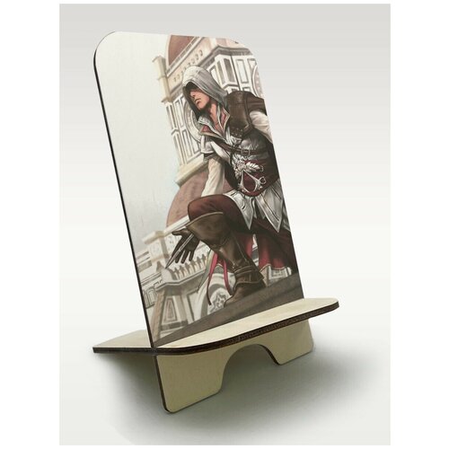 Подставка для телефона c рисунком УФ игры Assassins Creed Эцио Аудиторе Коллекция (кредо ассасина) - 247