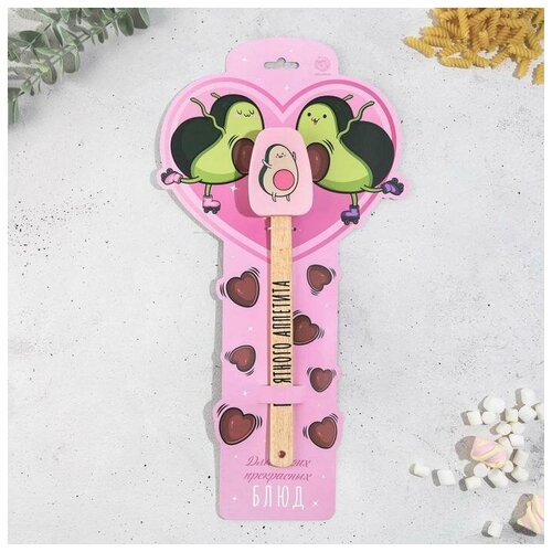 Силиконовая лопатка Приятного аппетита на формовой подложке 219 х 419 см 438₽