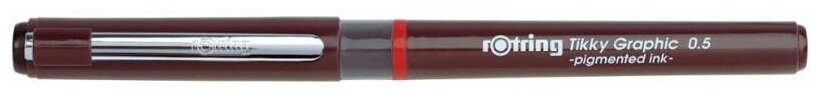 Rotring Ручка капиллярная "Tikky Grafic" чёрная 0.5мм