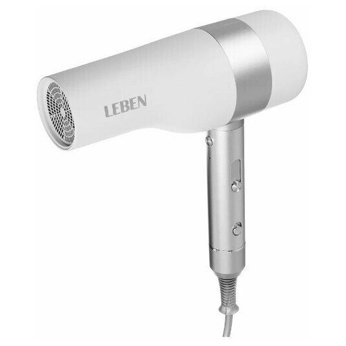 Фен для волос Leben 259-204 серебристый белый 954900₽