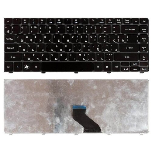 Клавиатура для ноутбука Acer Aspire Timeline 3410 3410T 3410G 4741 3810 3810T черная глянцевая 83000₽