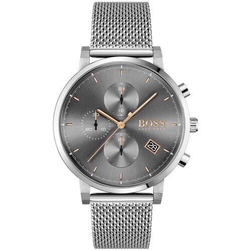 Наручные часы BOSS Integrity, серый, серебряный