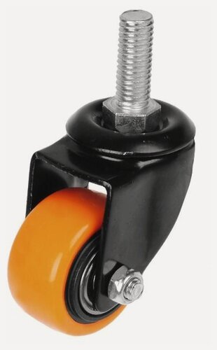 Изображение товара Колесо "SANBERG" мебельное поворотное 40мм с болтом М10, подшипником