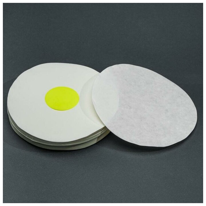 фото Фильтры d 180 мм, жёлтая лента, марка ФОБ, очень быстрой фильтрации, 100 шт