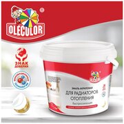 Эмаль для радиаторов отопления матовая акриловая OLECOLOR 0,5 кг