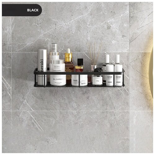 Полка для специй Home Land 1 ярусная металлическая 29х14х4,5 см