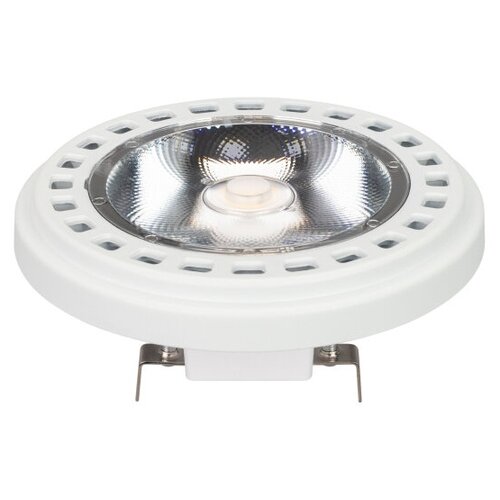 Лампа AR111-UNIT-G53-15W- Warm3000 (WH, 24 deg, 12V) (Arlight, Металл) Arlight 025640