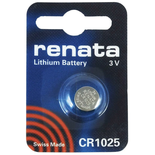 Батарейка CR1025 3В литиевая Renata в блистере 1шт. элемент питания renata cr1025 lithium