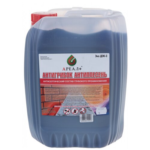 Ареал+ Антигрибок Антиплесень по бетону 10л А-417