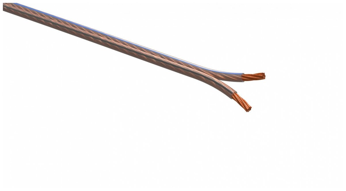 ЭРА A-50-S ЭРА Акустический кабель 2х0,50 мм2 прозрачный, 100м (12/432)
