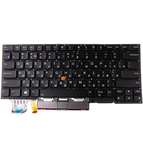 Клавиатура для ноутбука Lenovo ThinkPad X1 Yoga 4th Gen p/n: SN20R55546, 9B2A018, CS19-RT-84 аккумулятор l18m4p72 для ноутбука lenovo x1 yoga 4th gen 15 36v 3321mah черный