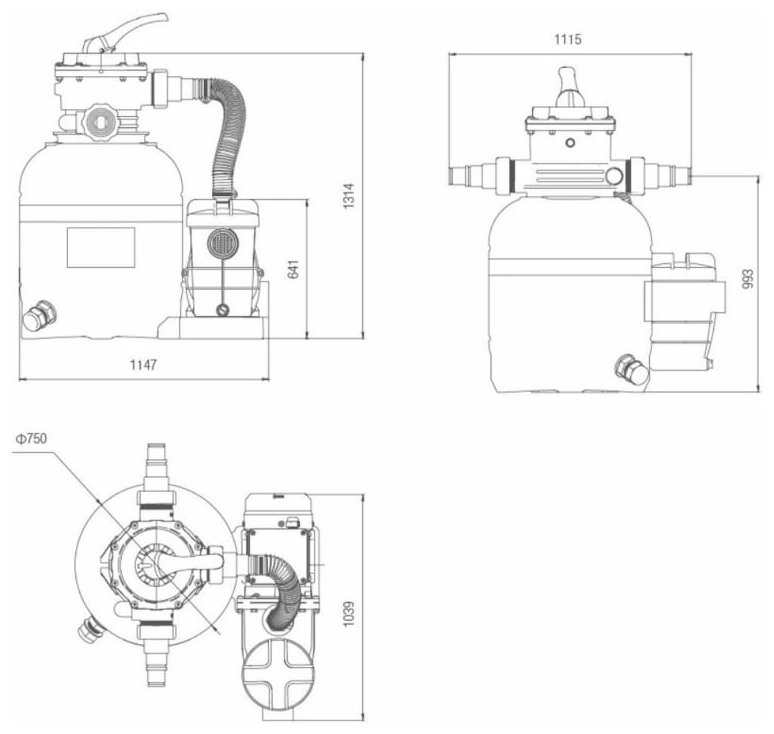 Фильтровальная установка CTS 72024-mini, Line Party - фотография № 2