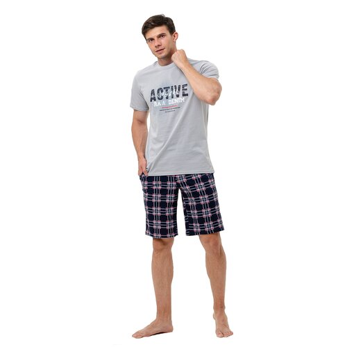 фото Мужской домашний костюм с шортами, 58 размер натали