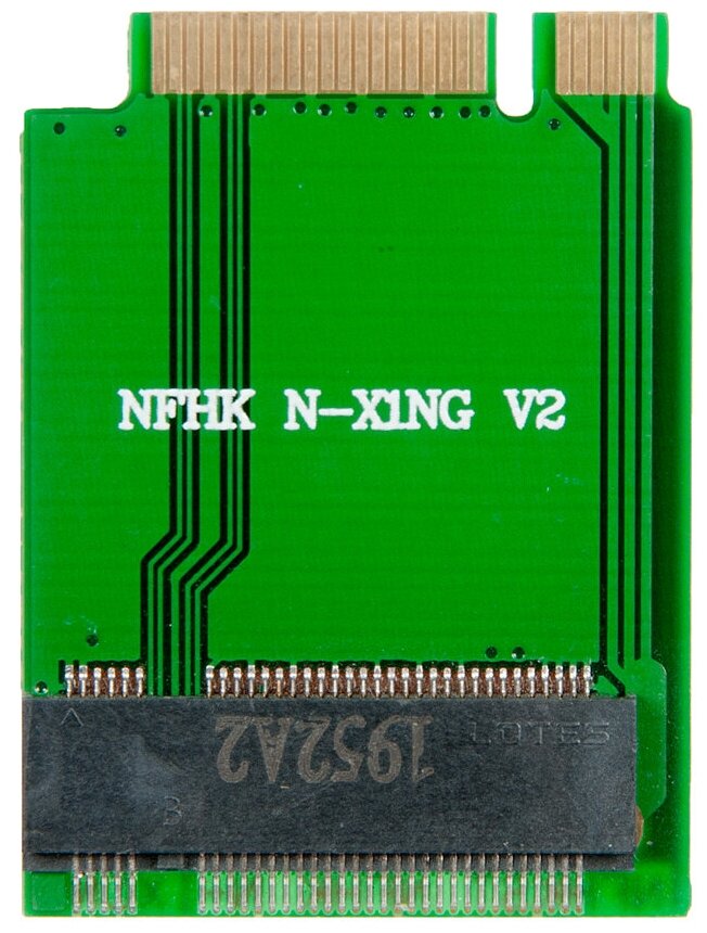 Адаптер-переходник для установки SSD M.2 NVMe (M key) в разъем SSD Lenovo X1 Carbon / NFHK N-X1NG V2