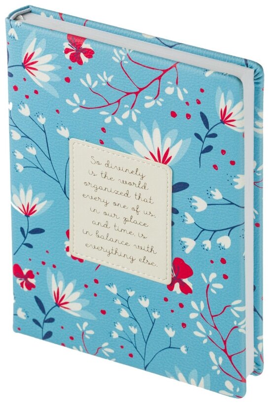 Ежедневник недатированный синий, А5, 160л., Romantic AZ1082/dark-blue , 1 шт.
