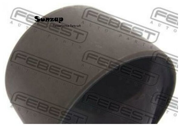 FEBEST TMB-108 сайленблок левой подушки двигателя AT (TOYOTA COROLLA AE10#/CE10#/EE10# 1991-2002) FEBEST