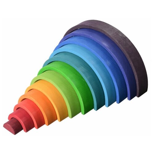 Радуга Букарашка 12 деталей узкая красная