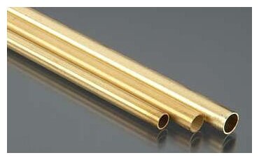 Ассортимент гибких латунных трубок 2,3 мм, 3,2 мм, 4 мм; 3 шт х 30см, KS Precision Metals (США)