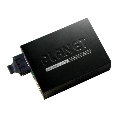 Медиаконвертер сетевой Planet FT-802 10/100BASE-TX в 100BASE-FX (SC, MM) - 2 км медиаконвертер planet ft 802