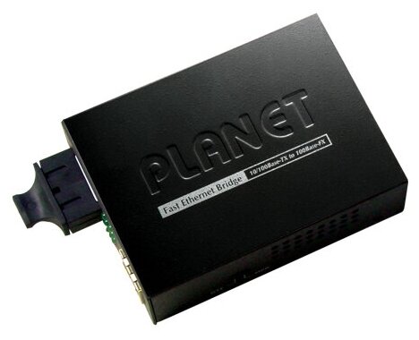 Медиаконвертер сетевой Planet FT-802 10/100BASE-TX в 100BASE-FX (SC MM) - 2 км