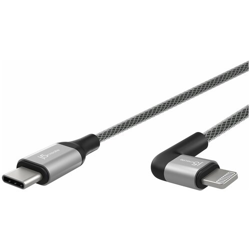 Кабель j5create USB-C to Lightning Cable (1.2 метра) чёрный (JALC15B) аксессуар j5create usb type c lightning black jalc15b