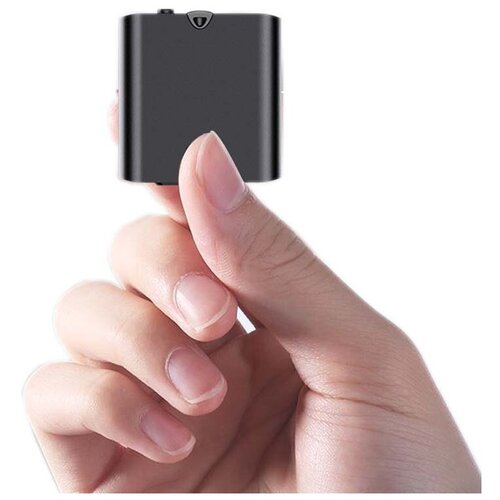 Самый Маленький Портативный цифровой диктофон 3 см MP3-плеер Самый маленький диктофон 3 на 3 с голосовой активацией 531000₽