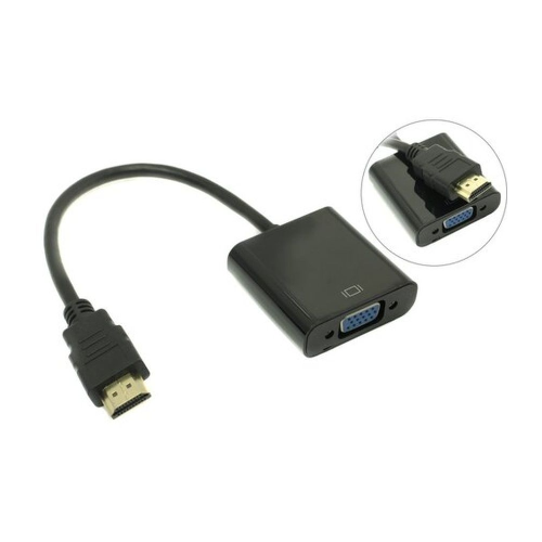 Адаптер HDMI (коннектор) - VGA (разъем), 1080P, 25 см