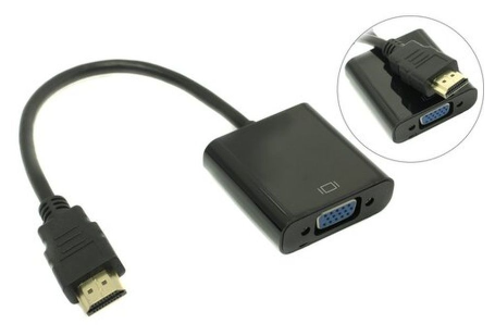 Адаптер HDMI (коннектор) - VGA (разъем), 1080P, 25 см