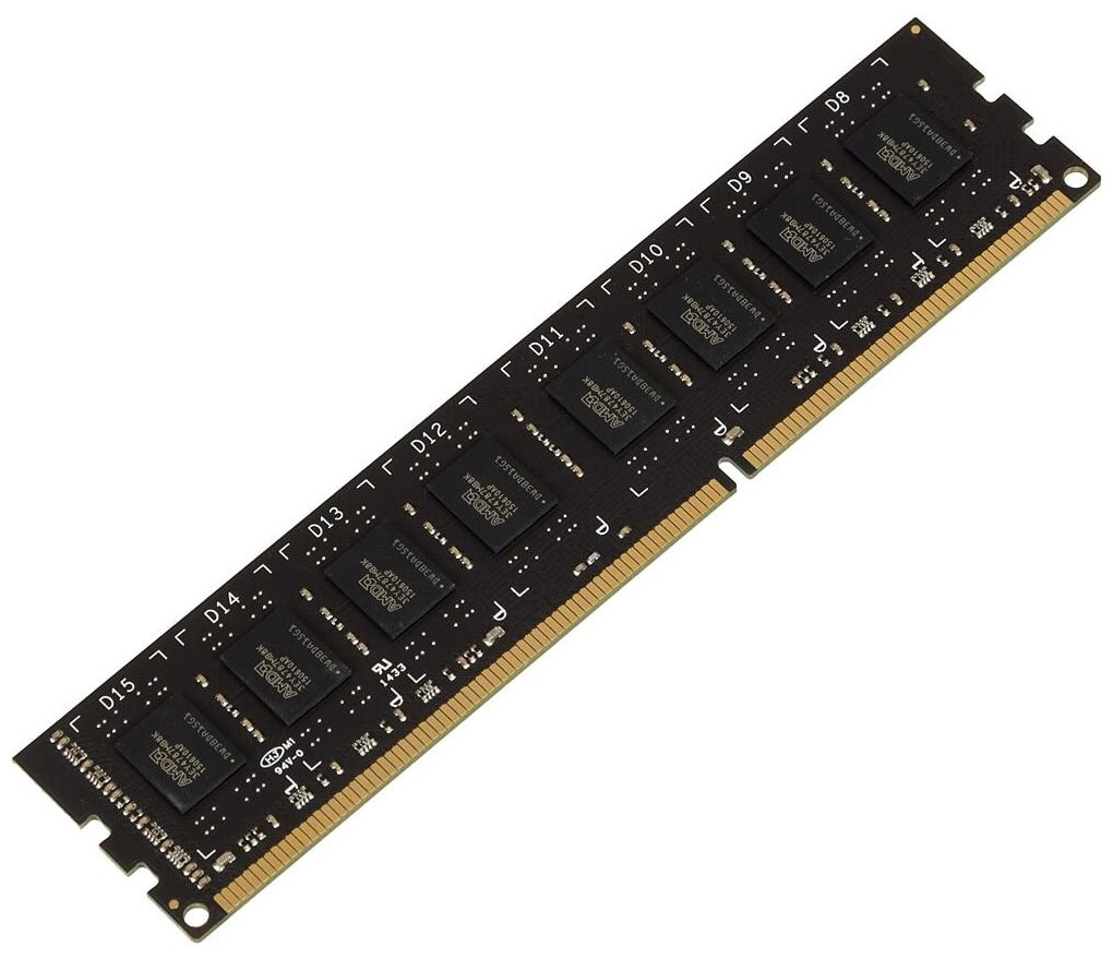 Модуль памяти AMD black DDR3 - 8Гб 1600, DIMM, OEM - фото №3