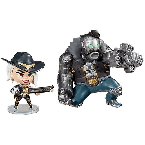 фигурка blizzard cute but deadly overwatch figure d va and meka Фигурка Overwatch: Cute But Deadly – Ashe And B.O.B. (2-Pack)