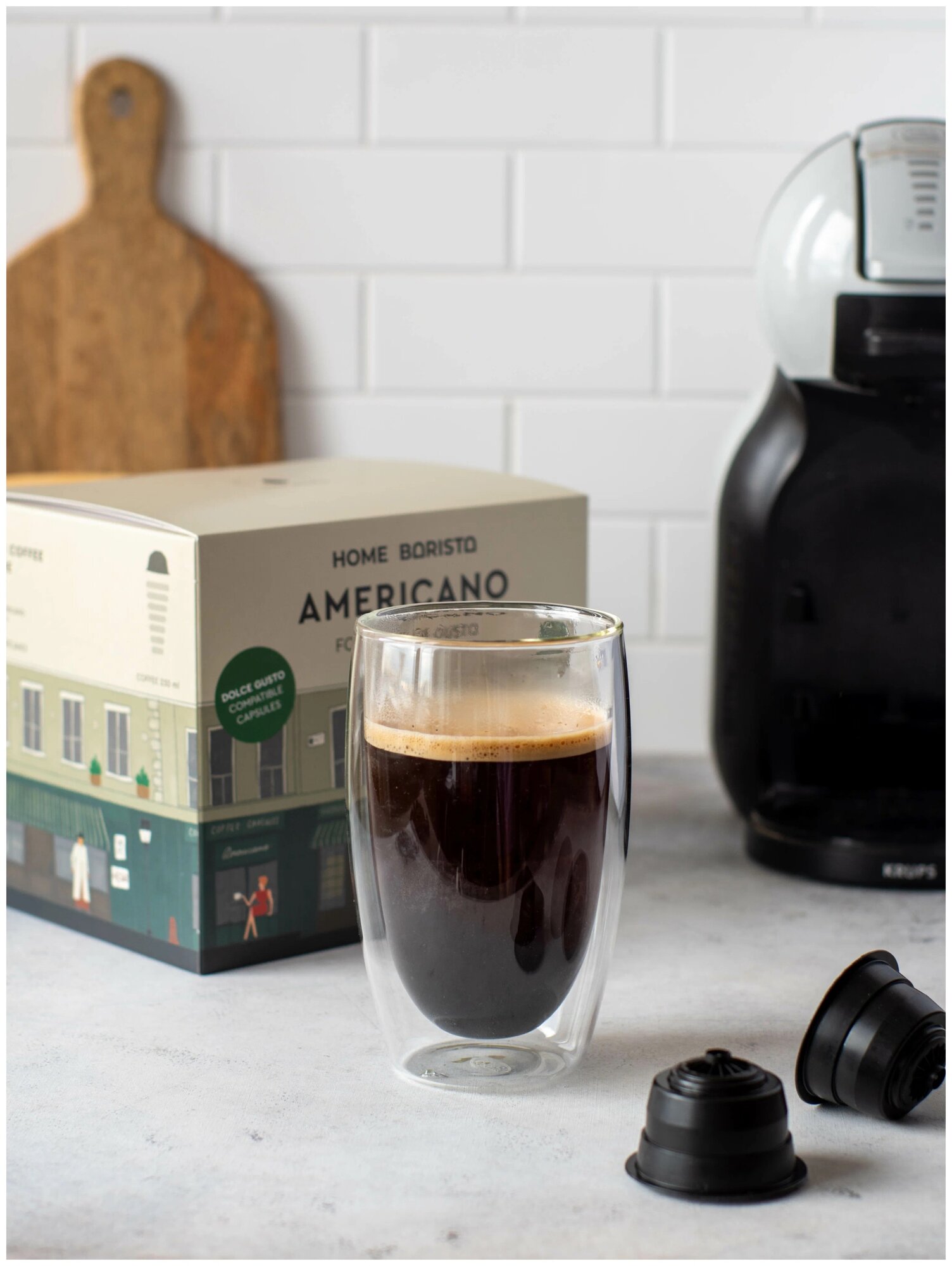 Кофе в капсулах "Americano" формата Dolce Gusto (Дольче Густо), 48 шт. - фотография № 4