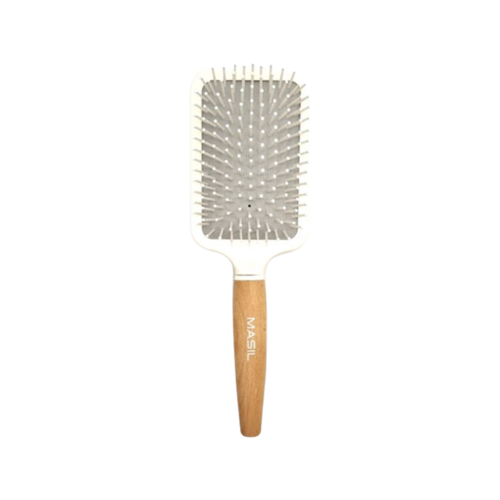 Masil Расческа деревянная для головы - Wooden paddle brush, 186г
