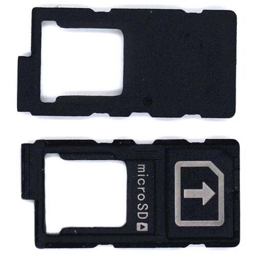 Лоток для SIM-карты Sony Xperia Z5 Premium (E6853) черный лоток для sim карты sony xperia l1 g3311 черный