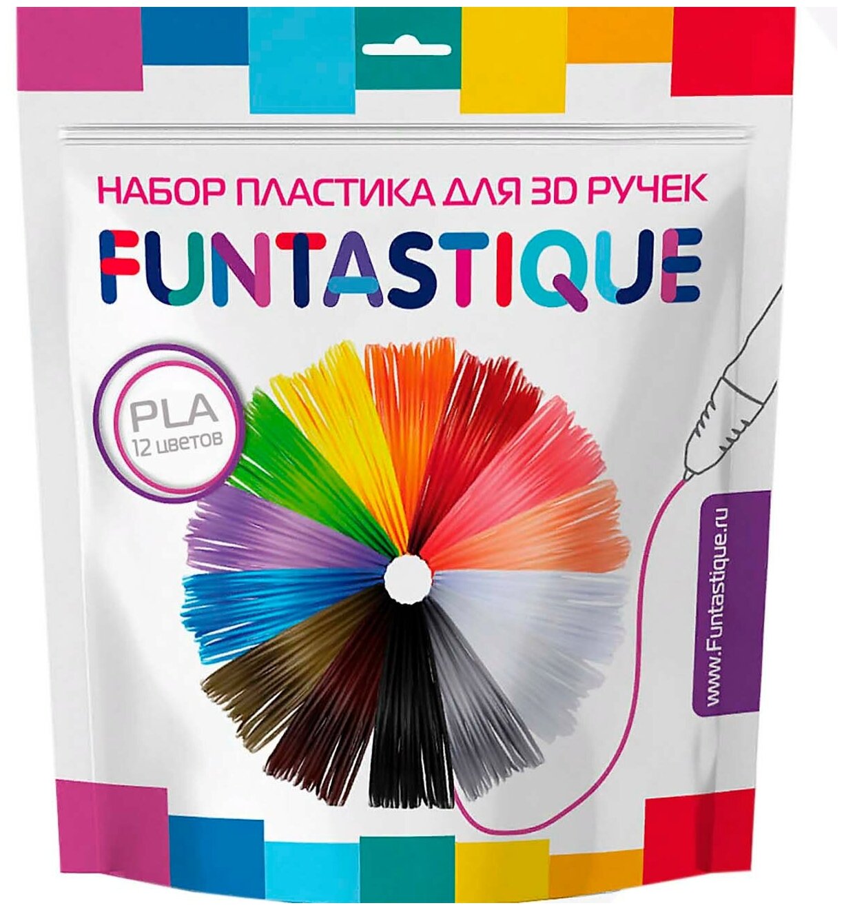 Пластик для 3D печати Funtastique PLA-PEN-12