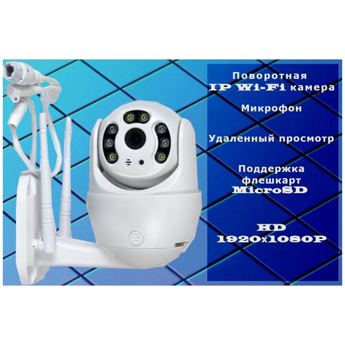 Камера видеонаблюдения ROTARY SURVEILLANCE CAMERA IP WiFi Белый 538900₽