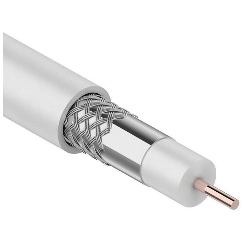 Коаксиальный телевизионный кабель RG 6 U COAX CCA RIPO внутренний 10 метров 001-210016/10